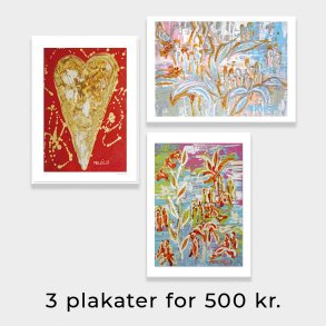 3 plakater 500 kr.