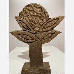 Bronze Globe in Tree